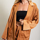Golden Bronze: Boss Status For Me Silk Blazer