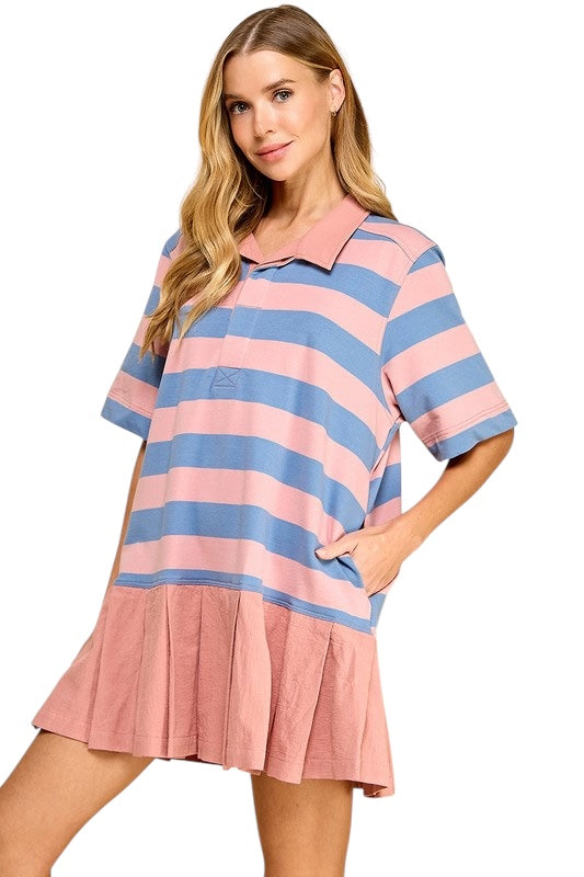 In My Free Time Stripe Dress