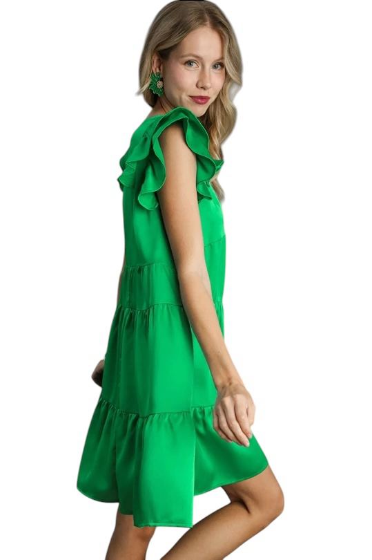 Beyond The Surface Satin Dress