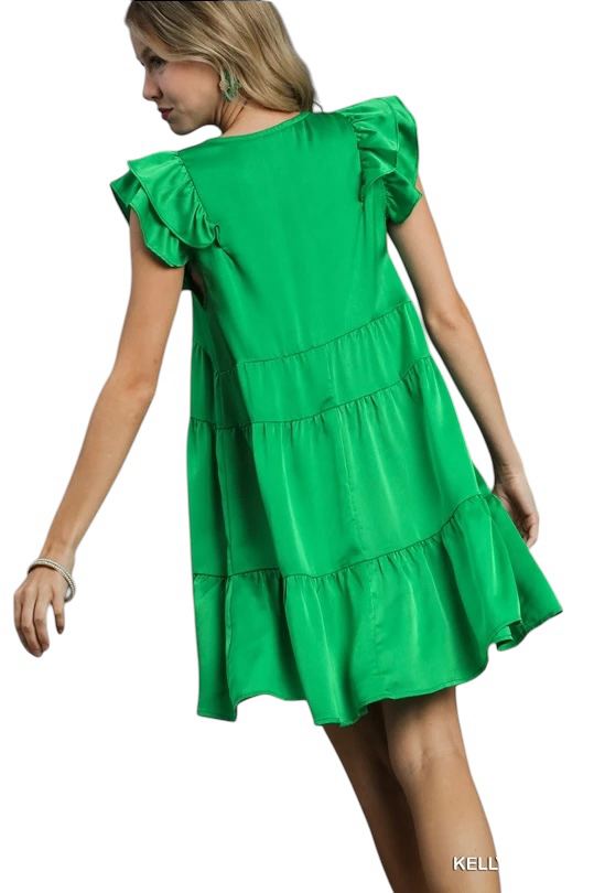 Beyond The Surface Satin Dress