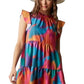 Say No More Print Dress