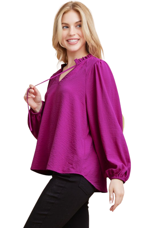 Something Special Magenta Top