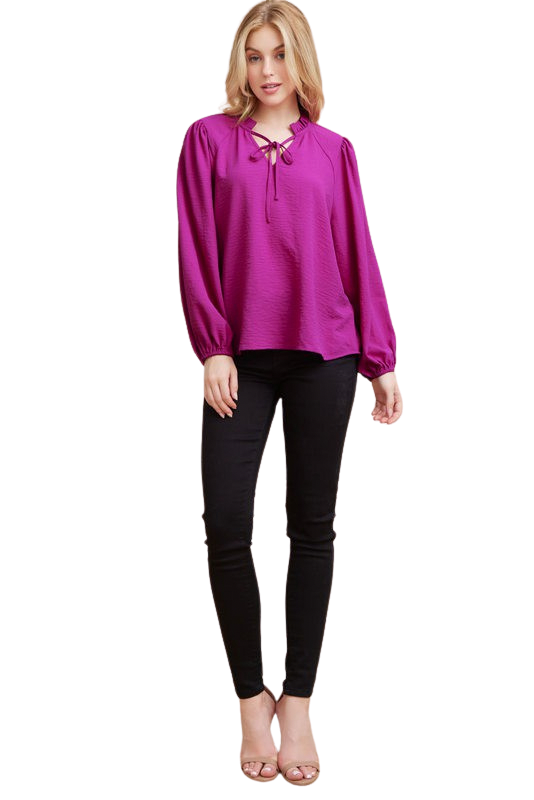 Something Special Magenta Top