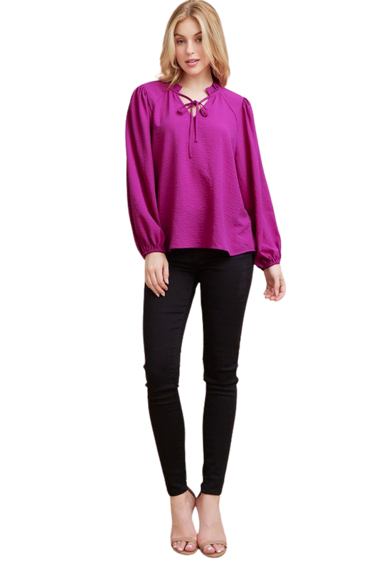 Something Special Magenta Top