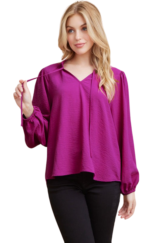 Something Special Magenta Top