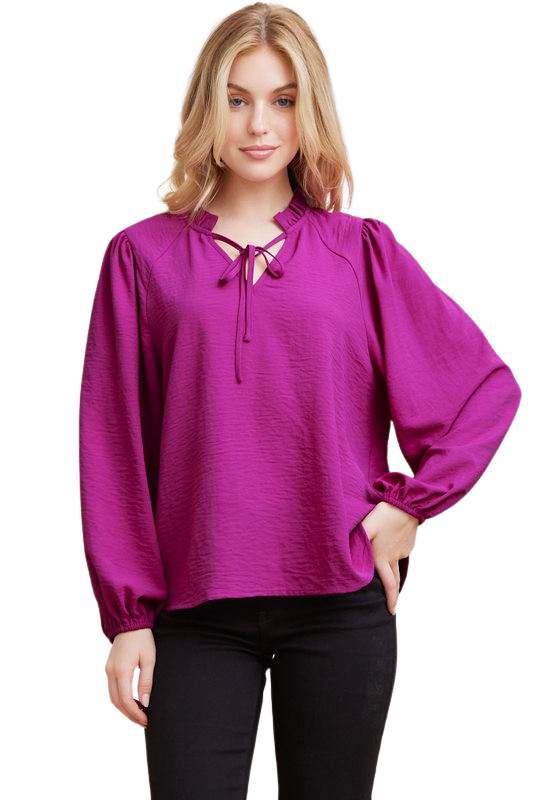 Something Special Magenta Top