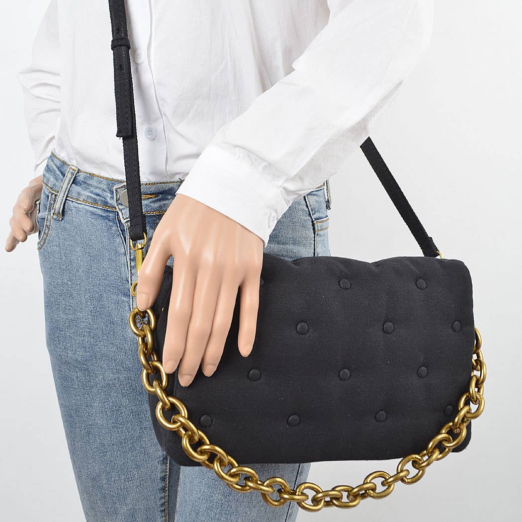 The Bella Shoulder Bag: Natural