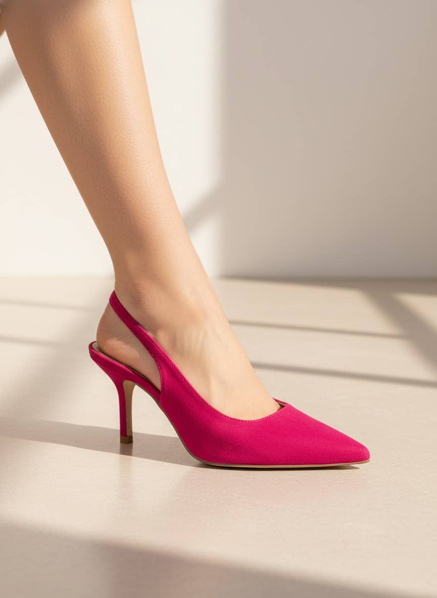 The Sara Slingback Heel