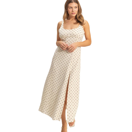 Jodi Polka Dot Cream Dress
