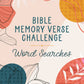 Bible Memory Verse Challenge Word Searches Large Print
