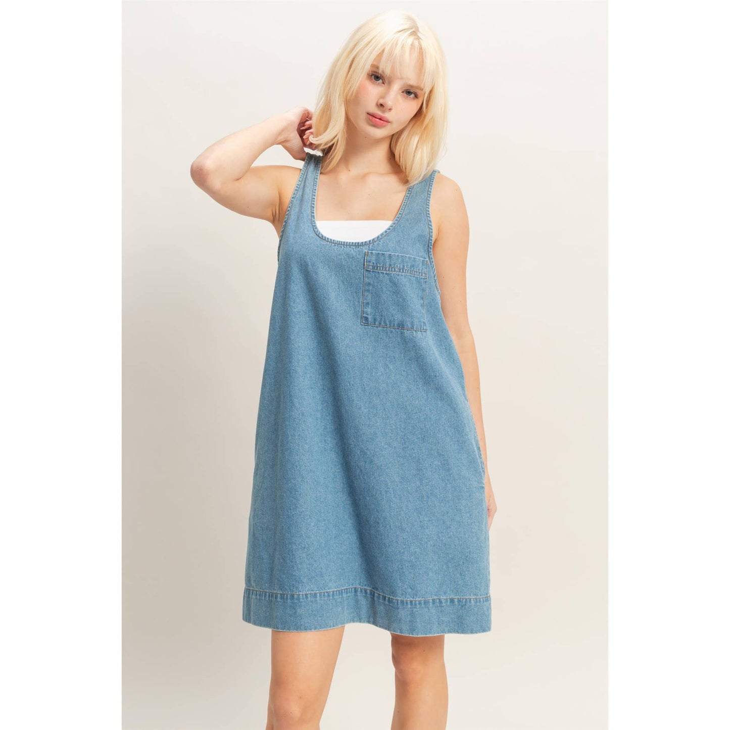 Willow Tank Denim Dress