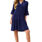 Carly Navy Swing Dress