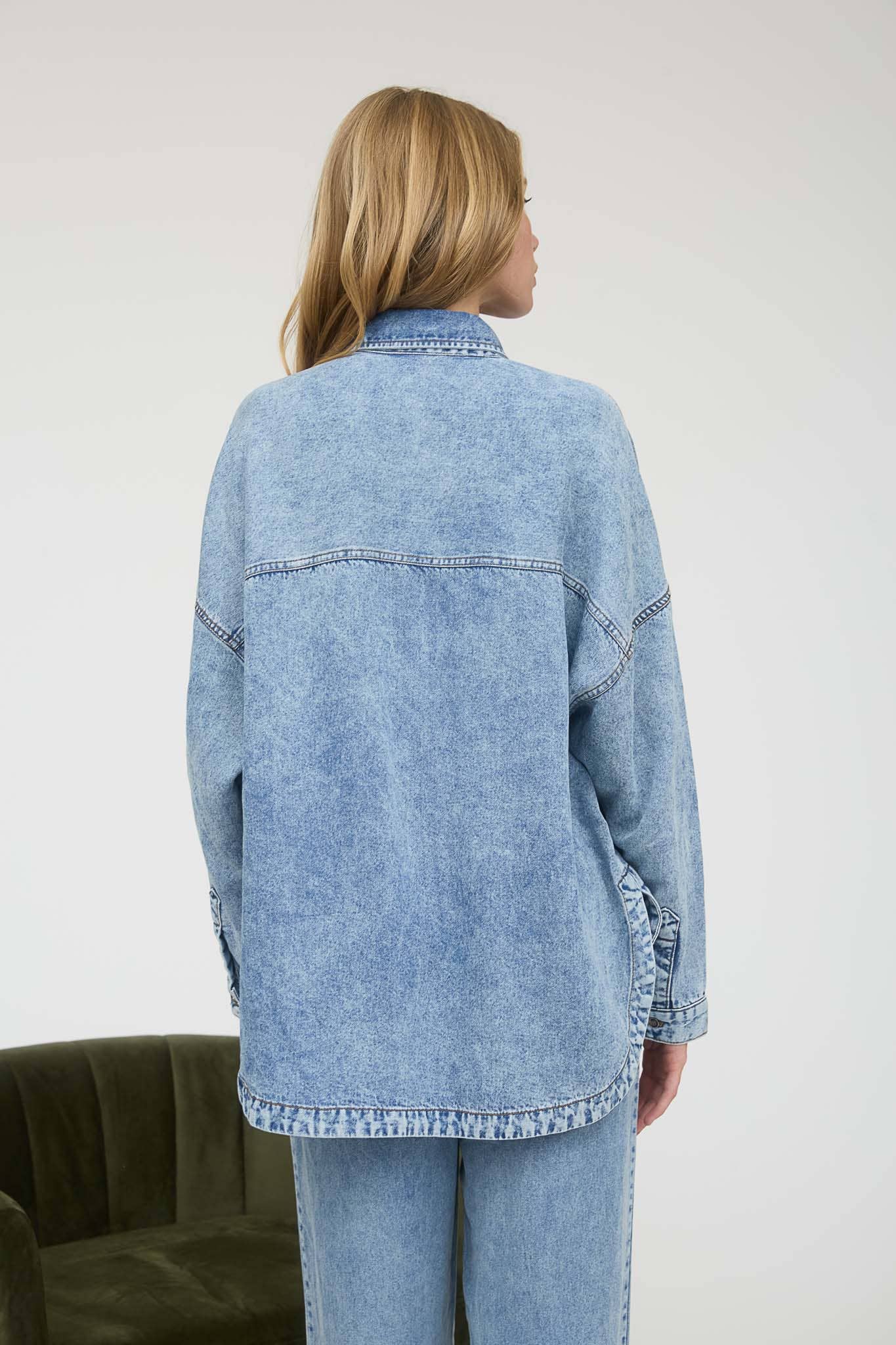The Odessa Night Denim Top