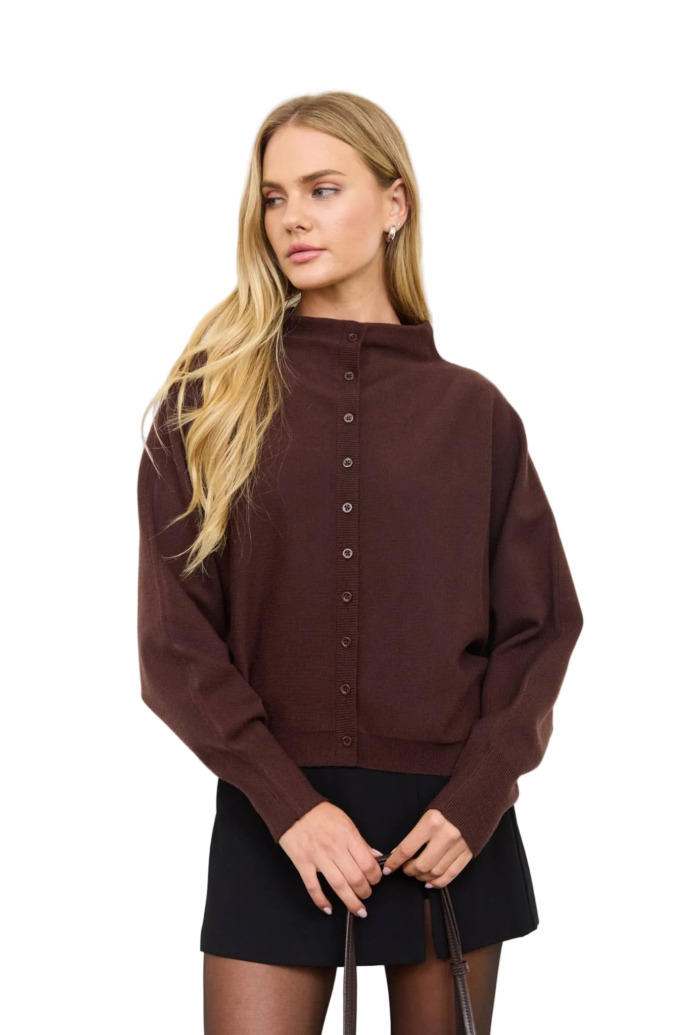 Back In Big Spring Brown Cardigan