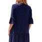 Carly Navy Swing Dress