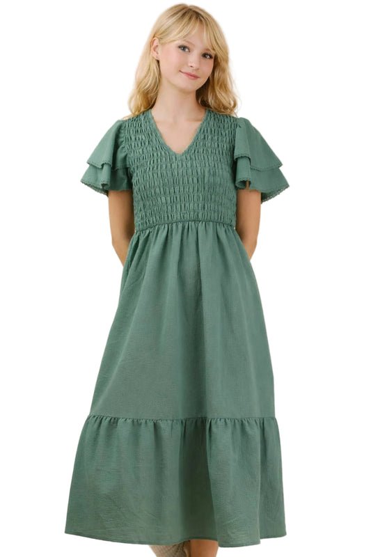 The Perfect Silhouette Sage Dress