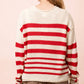 Stand By Me Tomato Knit Sweater