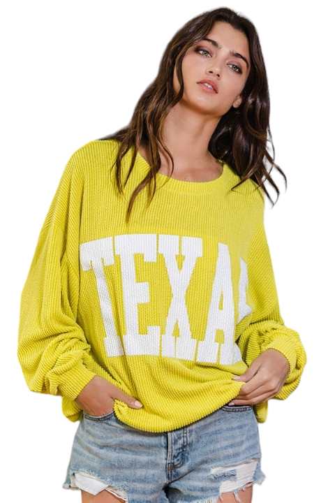 Limeade: She Likes Texas Sweater