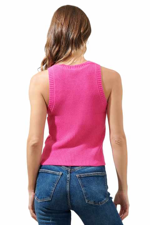 Boost The Mood Fuchsia Top