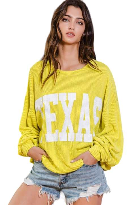Limeade: She Likes Texas Sweater