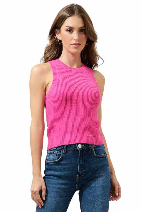 Boost The Mood Fuchsia Top