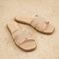 The Bridgette Champagne Sandal