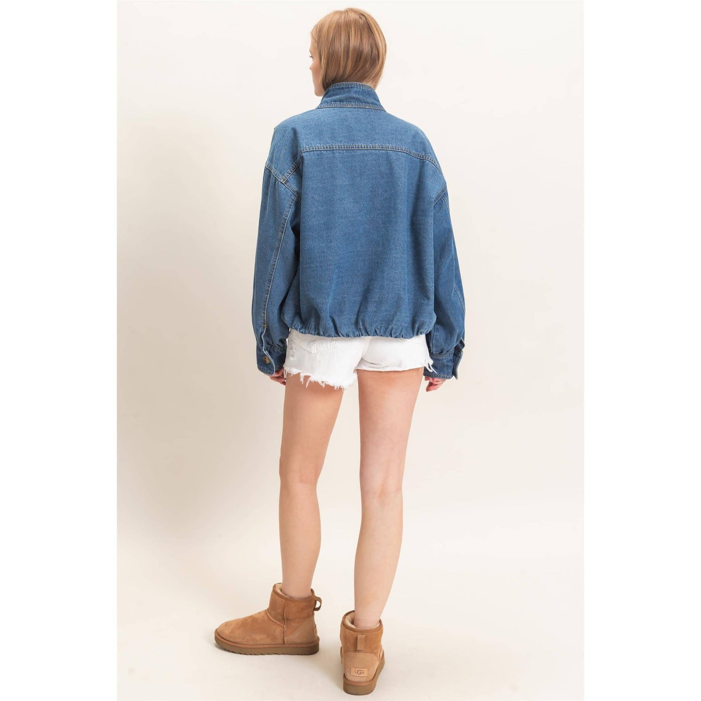 The Midland Denim Bomber Jacket