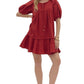 Shift in Perspective Brick Dress