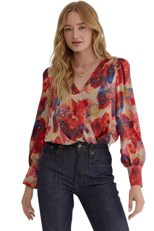 Mystic Twilight Red Bodysuit