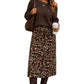 Wild Side Satin Midi Skirt