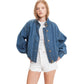 The Midland Denim Bomber Jacket