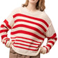 Stand By Me Tomato Knit Sweater