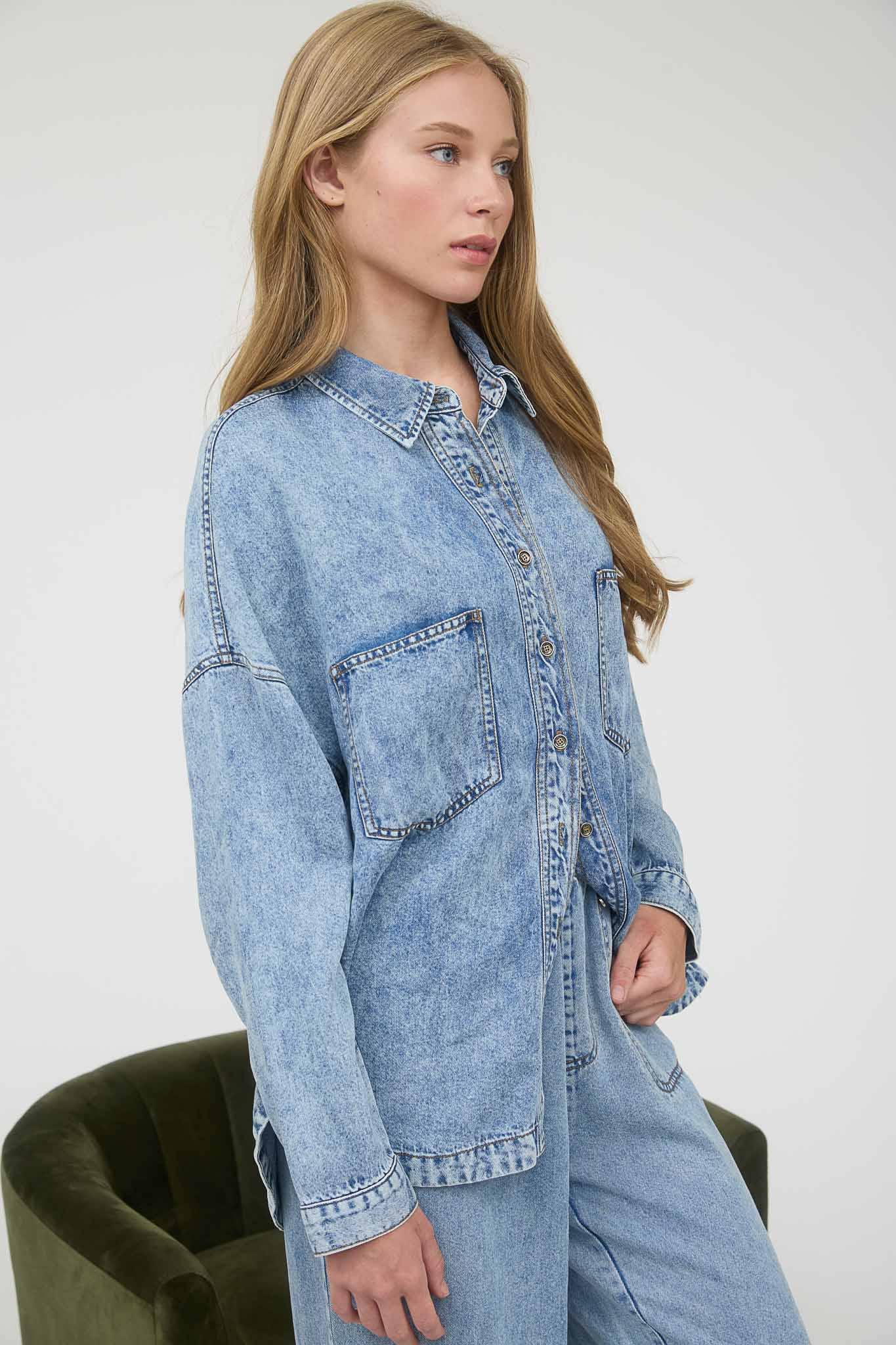The Odessa Night Denim Top