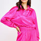 ELECTRIC PINK: SASSY EVERYDAY SATIN ESSENTIAL JACKET