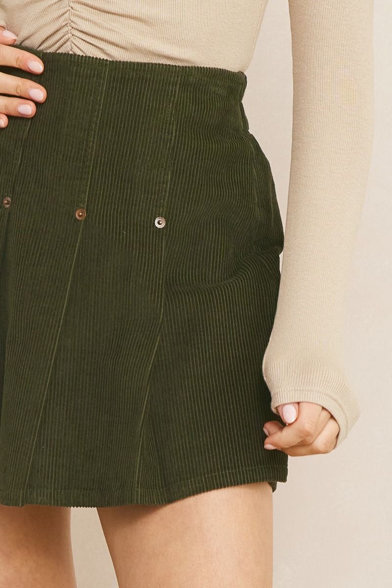 FALL GREEN: MY WAY WORKS EVERY TIME SKORT