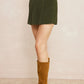 FALL GREEN: MY WAY WORKS EVERY TIME SKORT