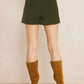 FALL GREEN: MY WAY WORKS EVERY TIME SKORT